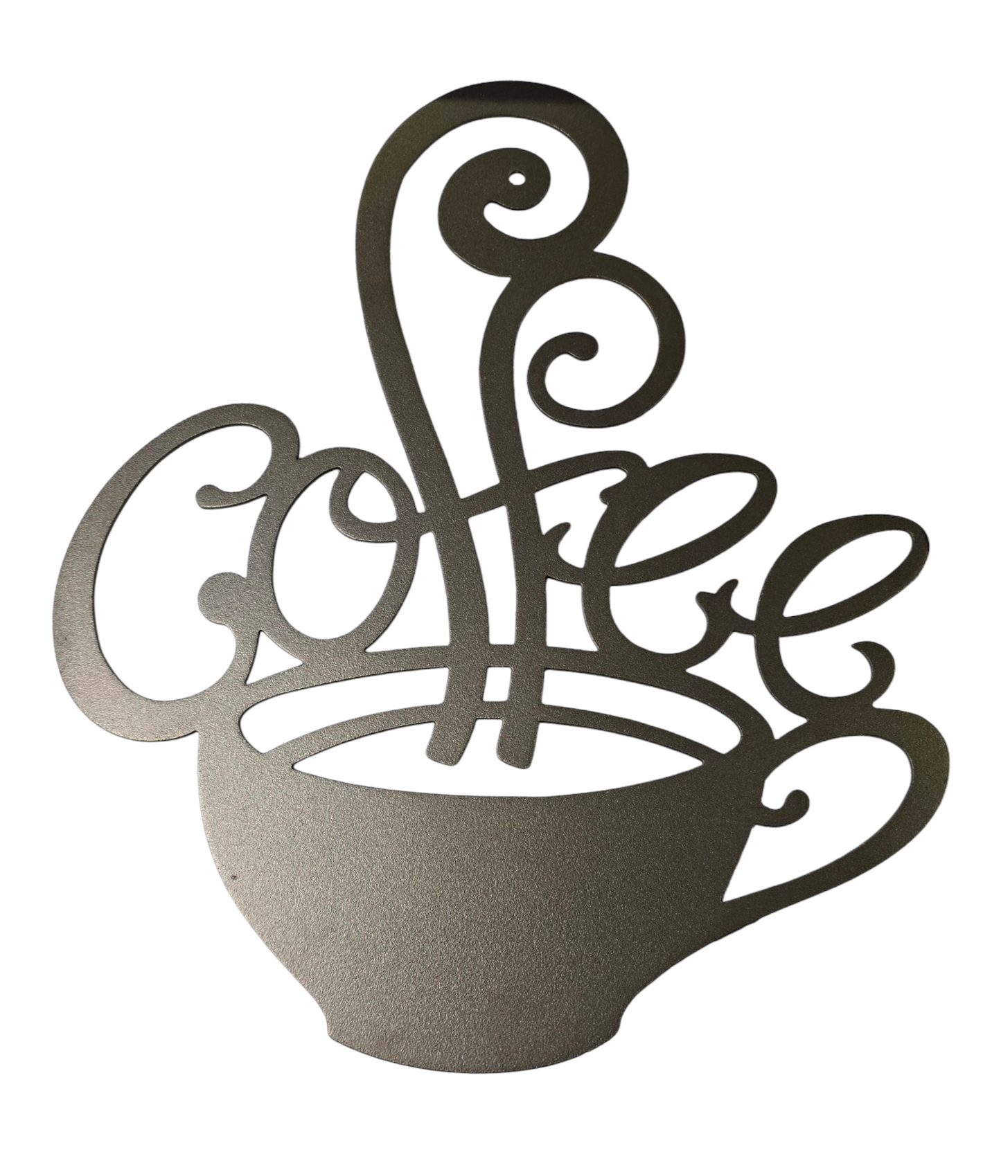 Coffee Time Aluminum Wall Sign