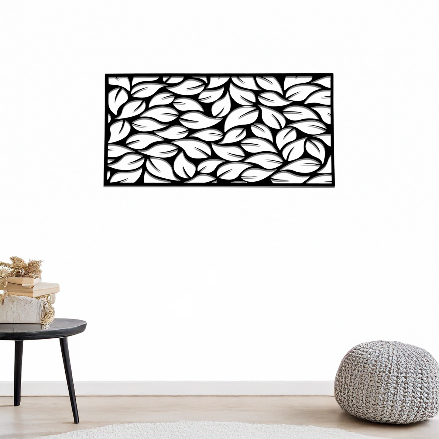 Abstract Leaf Silhouette Wall Decoration