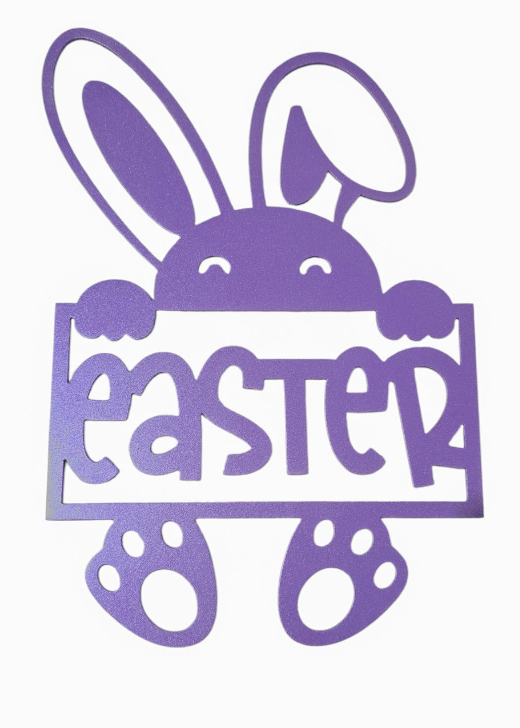 Easter Bunny Metal Wall Art