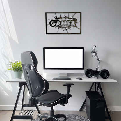 Gamer Powder coated Aluminum Wall Sign