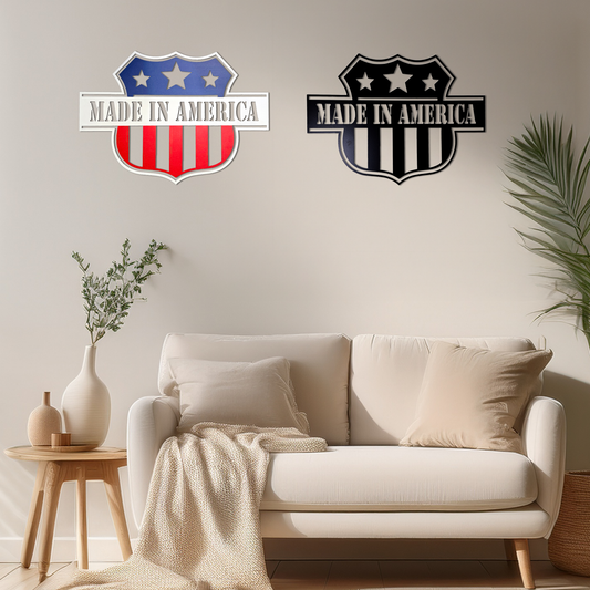 Made in America Metal Sign