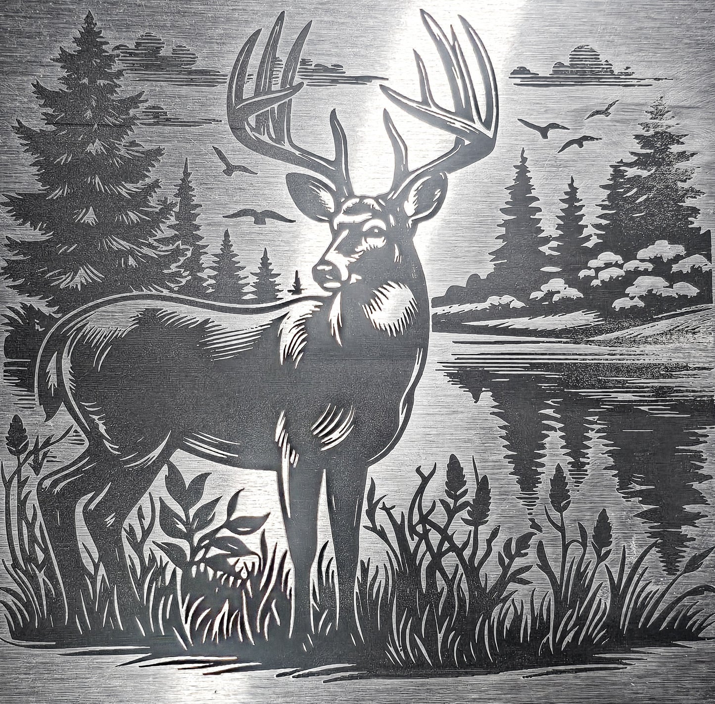 Rectangle Custom Stainless Steel Sign