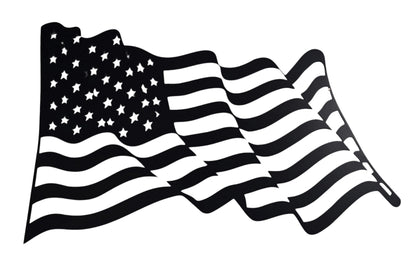 US Flag Black Silhouette Wall Decoration