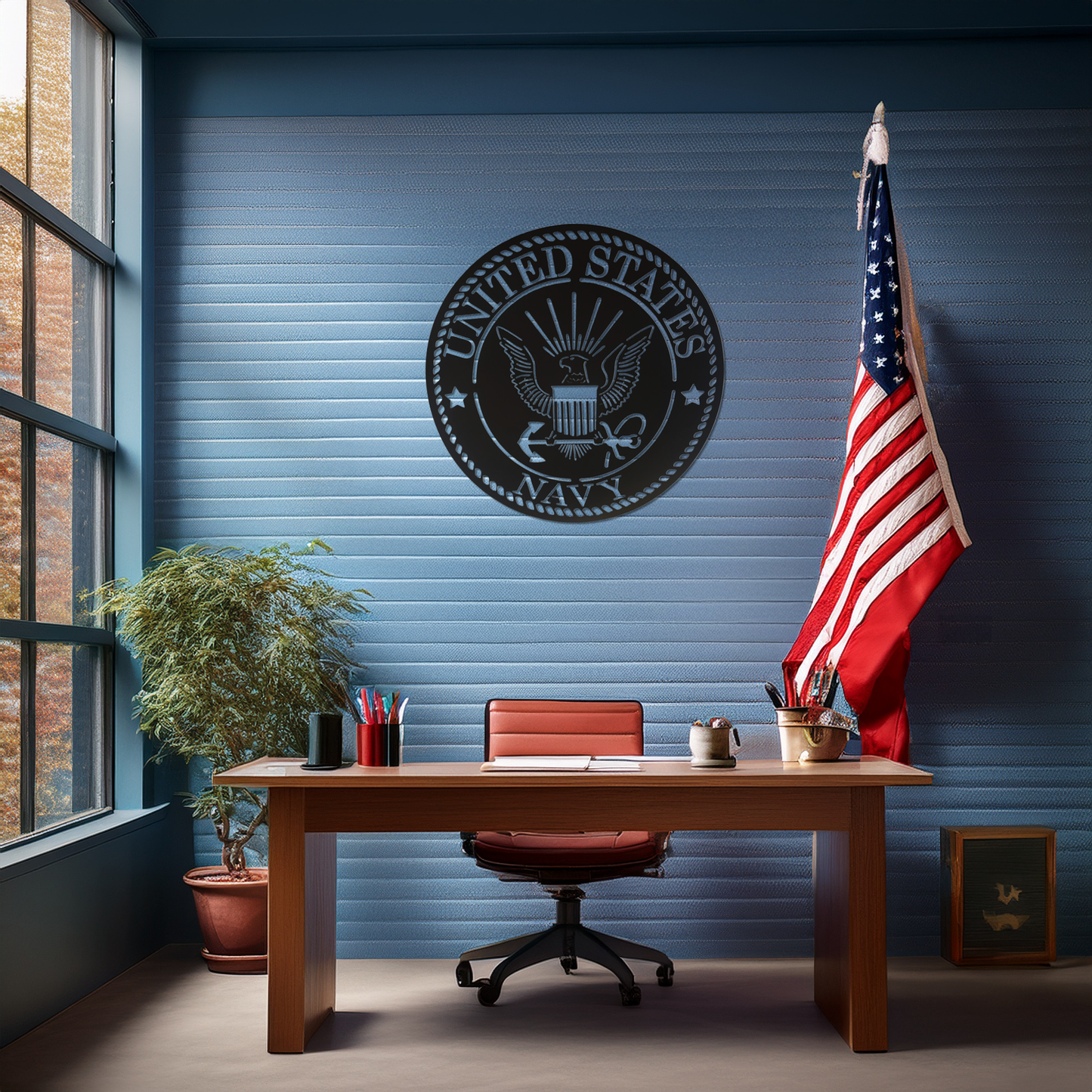 US Navy Insignia Wall Sign