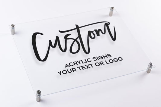 Custom Clear Acrylic Plaque